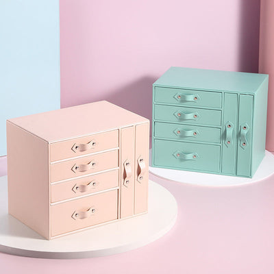 “Multi-Layer Jewelry Storage Box PU Leather”